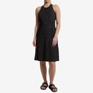 Prana Jewel Lake Summer Dress in Black Springtime